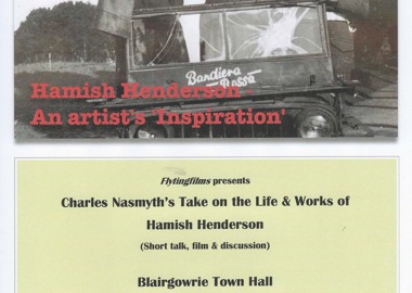 Hamish Henderson: An Artist's Inspiration